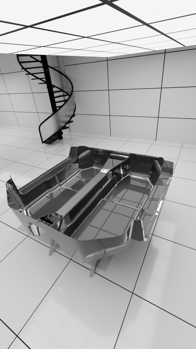 The Schoner Carbon Fiber Monocoque for the Porsche 993 GT2 EVO II EV Car