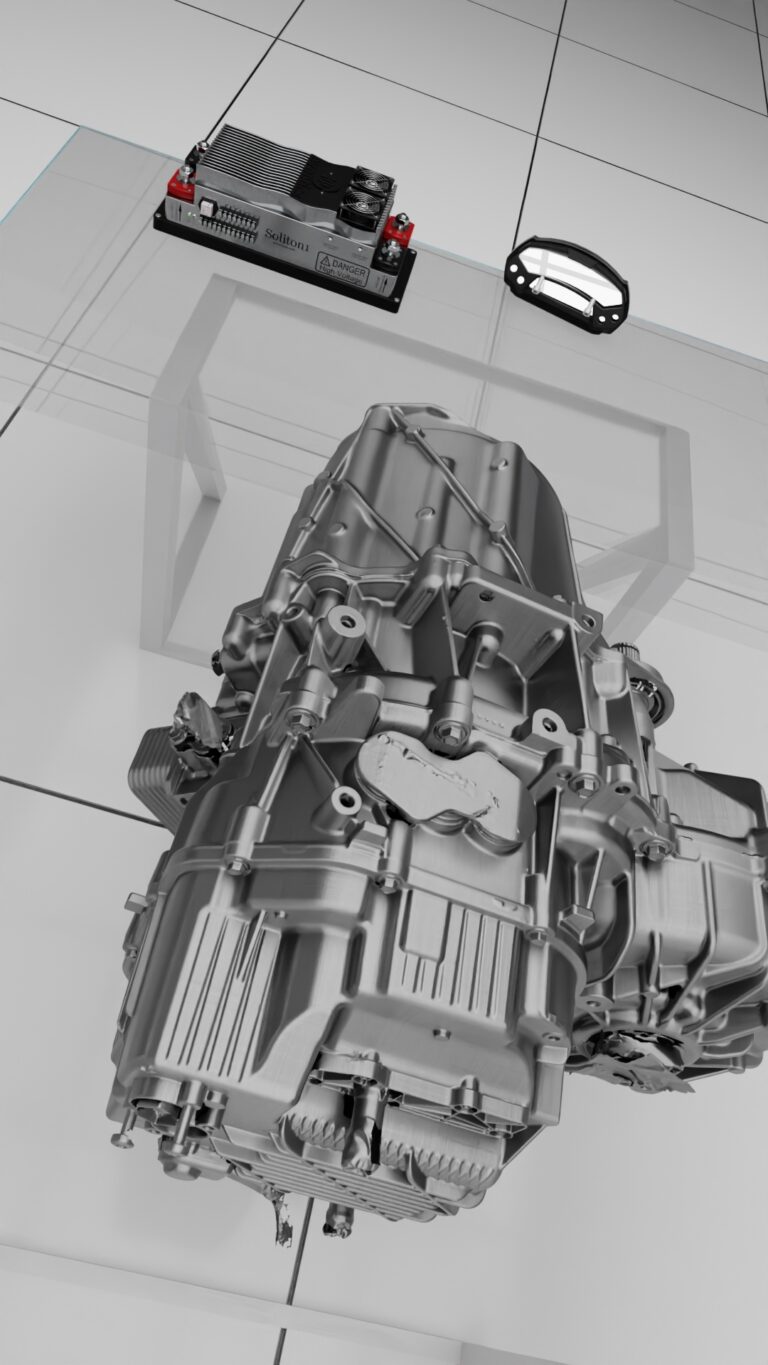 Electric Powertrain for the Schoner, an hommage to the Porsche 993 GT2 EVO II using a carbon fiber monicoque