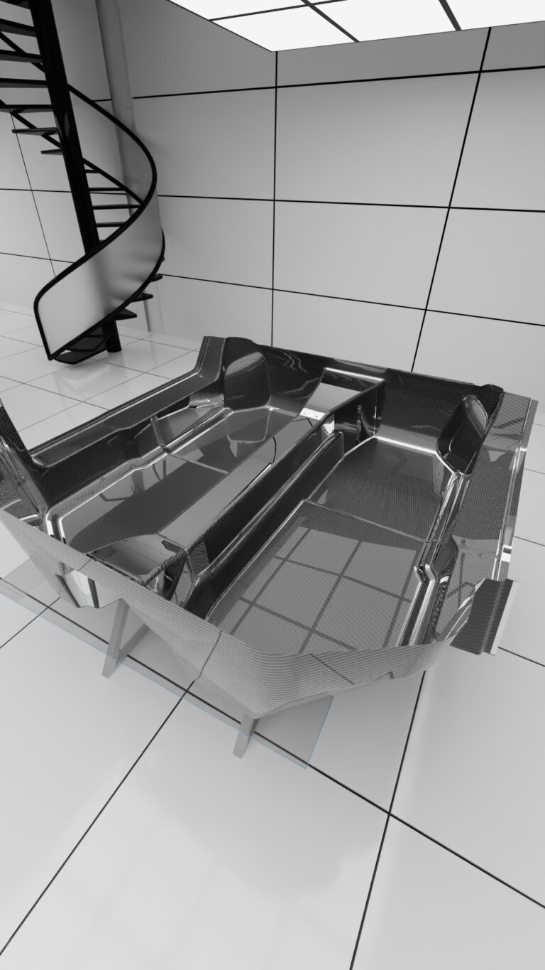 The Schoner Carbon Fiber Monocoque for the Porsche 993 GT2 EVO II EV Car