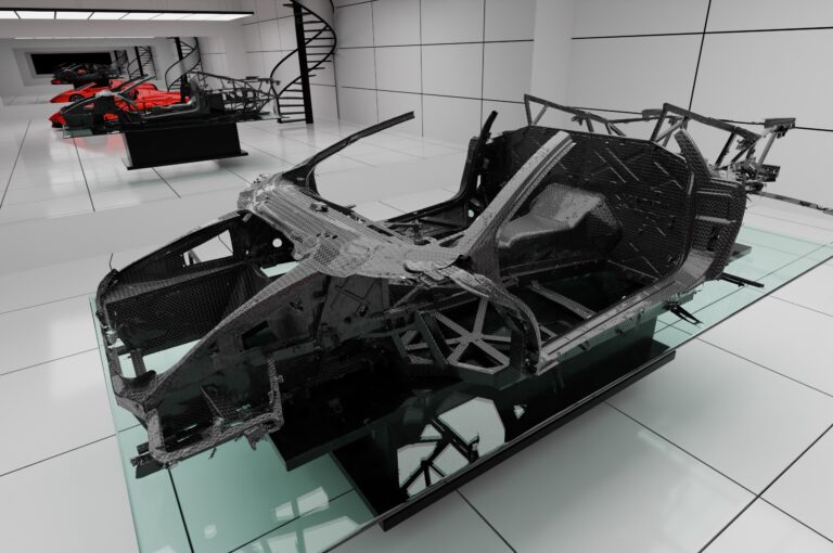 The Schoner is a car based on the Lamborghini Murcielago with re-engineered carbon fiber monocoque chassis.