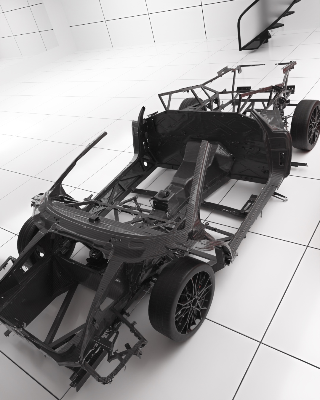 The Schoner is a car based on the Lamborghini Murcielago with re-engineered carbon fiber monocoque chassis.