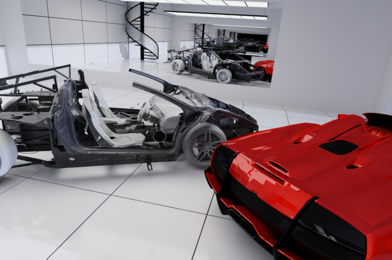 The Schoner is a car based on the Lamborghini Murcielago with re-engineered carbon fiber monocoque chassis.
