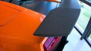 The Schoner, Hommage to the Lamborghini Murcielago Superveloce, Rear Wing Spoiler Carbon Fiber
