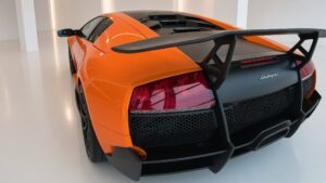 The Schoner, Hommage to the Lamborghini Murcielago Superveloce, Rear Bumper, Light and Diffuser