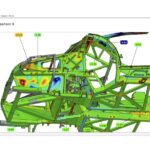 The Schoner chassis inspection, a comparison with the OEM Lamborghini Murcielago