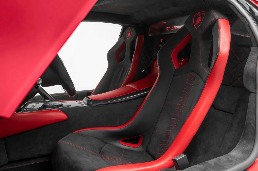 Lamborghini Murcielago LP670 SV Interior Custom Leather and Alcantara