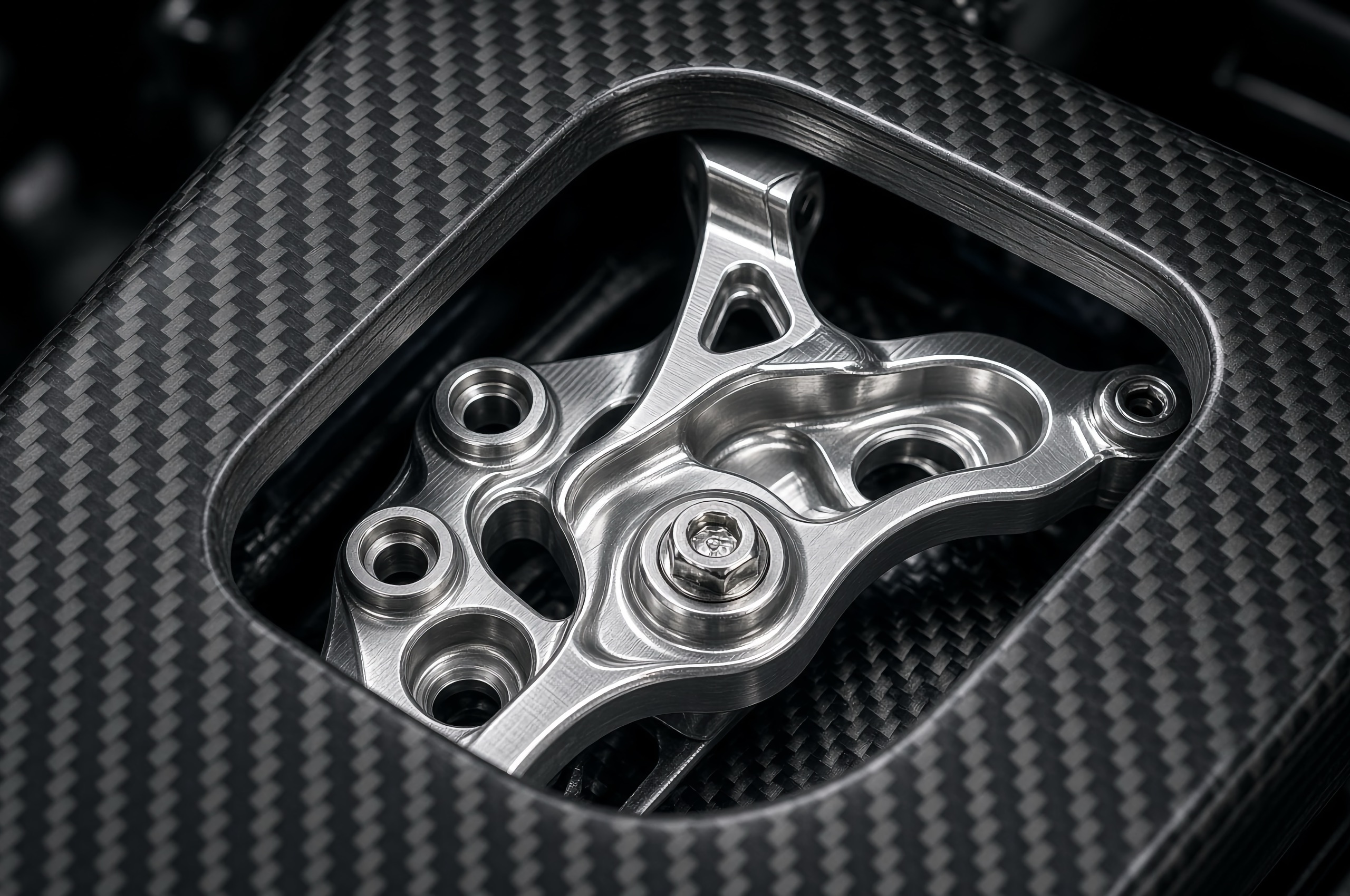 The Schoner (Lamborghini Murcielago) Carbo Fiber and Forged Aluminum Mechanical Parts